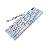 Performance de tournoi : Le clavier RGB gaming mécanique filaire offre des switches rapides et tactiles, une réactivité pour sessions de jeu exigeantes sur PC ou , pour expérience sans compromis