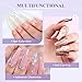 SAVILAND Acrylic Nail Kit for Beginners: Clear White Pink Acrylic Powder 0.5 Oz Each, 1.7 fl oz Acrylic Liquid, #8/10/14 Brushes, 100Pcs Nail Forms & Manicure Tools Professional Nail Kit Acrylic Set