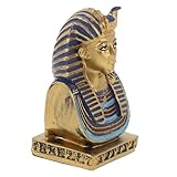 Figurines égyptiennes : elles présentent un design égyptien délicat, à la fois créatif et unique, buste de tête égyptienne