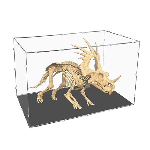 Image of Evron Display Case for Collectibles Assemble Clear Acrylic Box Alternative Glass Case for Display Action Figures Home Storage & Organizing Toys (16x16x30 inch;41x41x76cm)