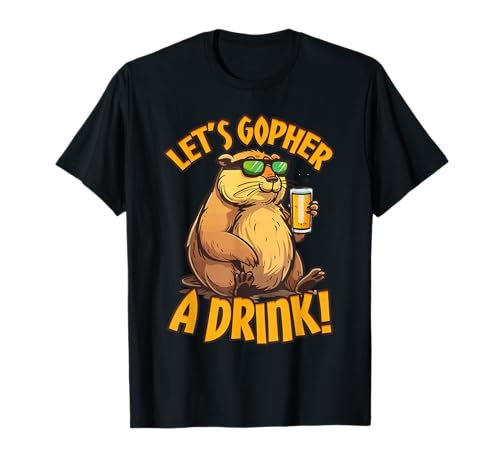 Minnesota Gopher Uff-Da I Sure Could Gopher A Beer Gifts T-Shirt