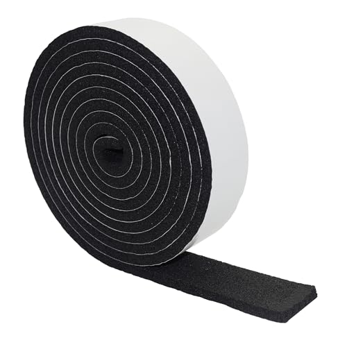 Image of DOBTIM Pipe Insulation Foam Wrap Tape, Self Adhesive with High Resilience for Pipe Insulation Wrap 13 Ft Long x 2 Inch Wide x 3 /8 Inch Thick