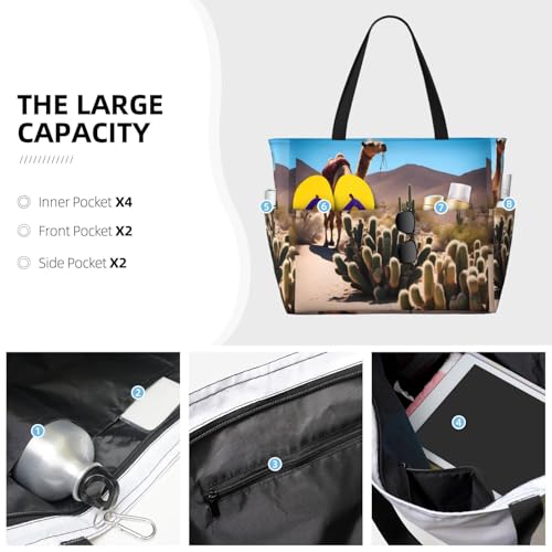 A Small Camel Large Capacity Waterproof Sandproof Multifunctional Beach Travel Camping Picnic Storage Bag3