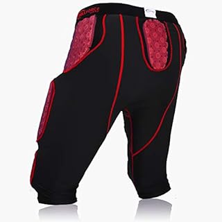 Full Force American Football Thunder Pro Flex 7 Pad Caleçon pour adulte Noir XL