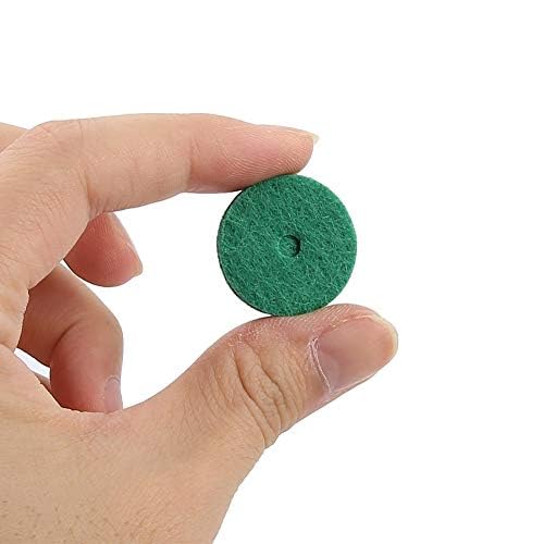 Piano Felt Pads, 22mm Piano Felt Kissen Piano Felt Unterlegscheiben Piano Leveling Key Unterlegscheiben Piano Regulating Tools Keyboard Balance Unterlegscheiben Piano Parts Ersatz Green 90pcs / Set