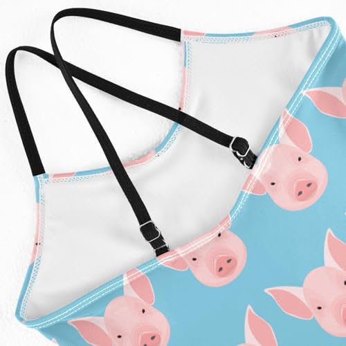 Ollabaky Girls One Piece Swimsuit Bathing Suit Beachwear4