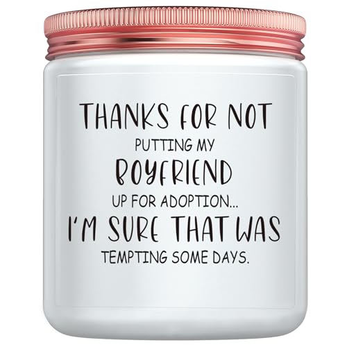 Gifts for Boyfriends Mom - Mother in Law Mothers Day Gift Birthday Christmas Gifts for Mother-in-Law Boyfriends Mom Women Gift Candle