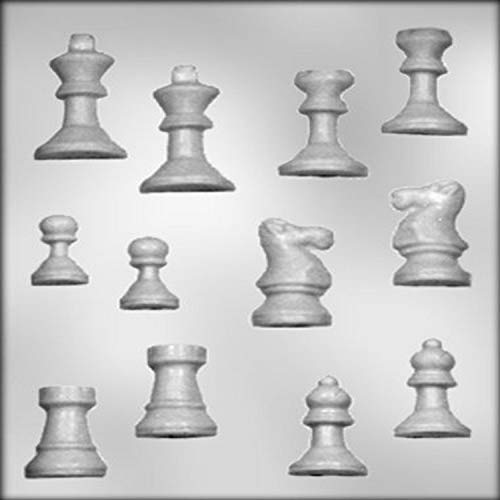 chocolate chess pieces - CK Products 3-D Chess Set Chocolate Mold