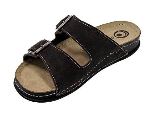 Dr Punto Rosso U280 Sandalias Zuecos Mules Zapatillas Zapatos, Mujer, Marrón, EU 45 Cover