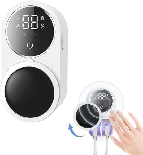 UV Toothbrush Sanitizer Case Smart Wave Sensing, Electric Toothbrush Sanitizer and Holder, Rechargeable Bathroom Toothbrush Holder Wall Mounted for Travel & Family Use