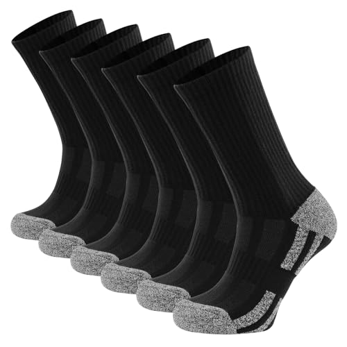 Chaussettes de marche homme en coton rembourrées pour trekking et plein air