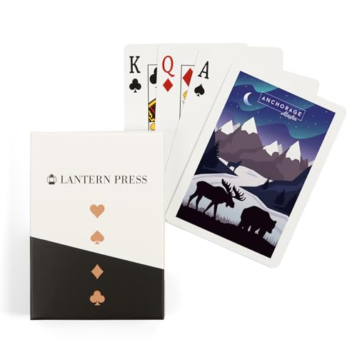 Baraja de Poker 52 Cartas Anchorage Alaska Northern Lights