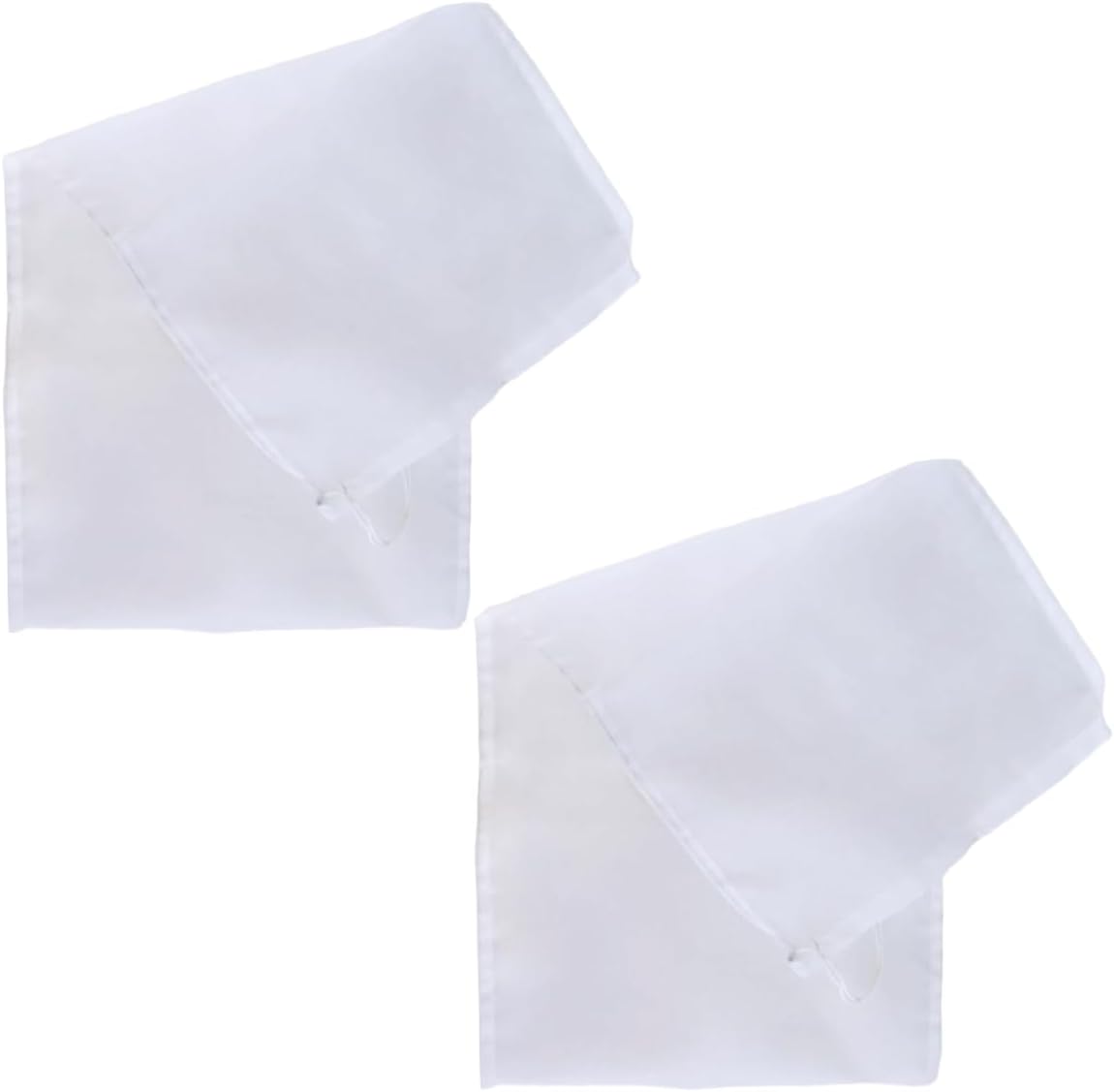 2 PCS Replacement Filter Bags, 180 Microns and 75 Microns Set Rechargeable Pool Leaf Vacuum, Light-Duty Cleaning, Oversized Debris Bag, for Opening, Above Ground Pools Small Inground XV410