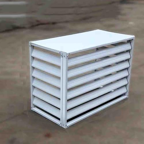 Cubierta de Aluminio para Aire Acondicionado y Contenedor de Basura