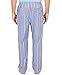 Nautica Men's Soft Woven 100% Cotton Elastic Waistband Sleep Pajama Pant, Striped Blue, Large