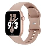 Cinturino sportivo compatibile con Apple Watch da 38 mm, 40 mm, 41 mm, 42 mm, 44 mm, 45 mm, 46 mm, 49 mm, cinturino di ricambio in morbido silicone per iWatch serie 11/10/9/8/7/6/5/4/3/2/1 Ultra SE