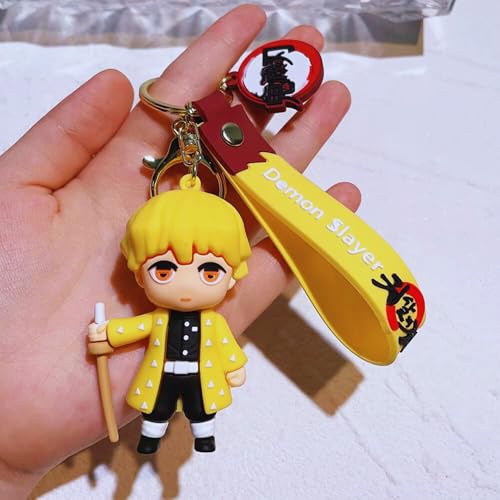 Image of Cute 3D Keychain | Keyring & Quirky Bag Charm | Hard Silicone, Unbreakable | Travel Essential | Kids Friendly | Strap & Bag Hook