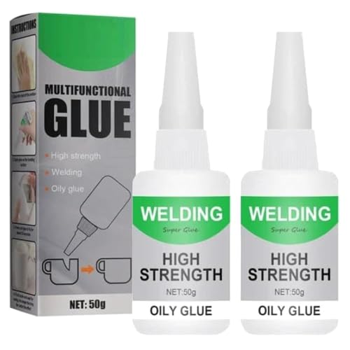 Colle Huileuse Haute RéSistance, Colle Forte Pour Le Soudage,Colle Universelle Forte, Colle De Soudage Multifonctionnelle, Colle Huileuse Haute Concentration (2PCS)