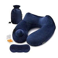 Algopix Similar Product 7 - Philorn Inflatable Travel Pillow Self
