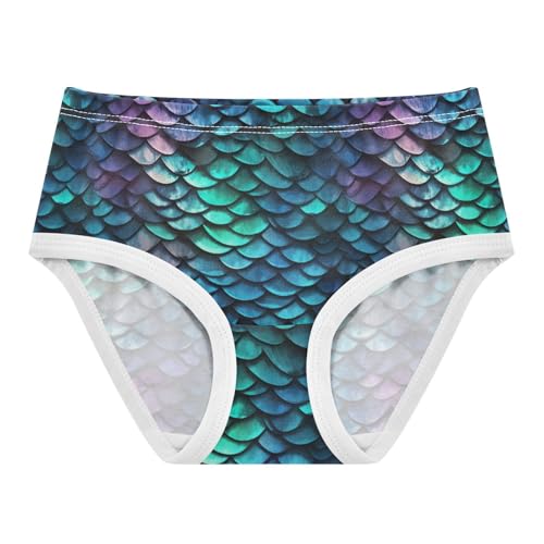 Dragon Scale Blue Purple Toddler Girls's Underwear 2T 202a3017