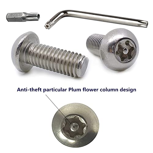 Bggtmo License Plate Screw Caps Abs Carbon Fiber Pattern And Stainless Steel Anti Theft Screws For Matching Carbon Fiber License Plate Frame 37 Sets #TOP3