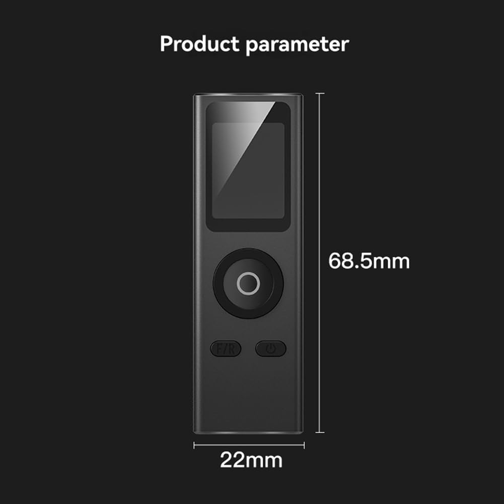 Qyvorae 30M Mini Télémètre Numérique Mètre Règle de Charge Type-C Fuselage en Alliage D'Aluminium Mesure