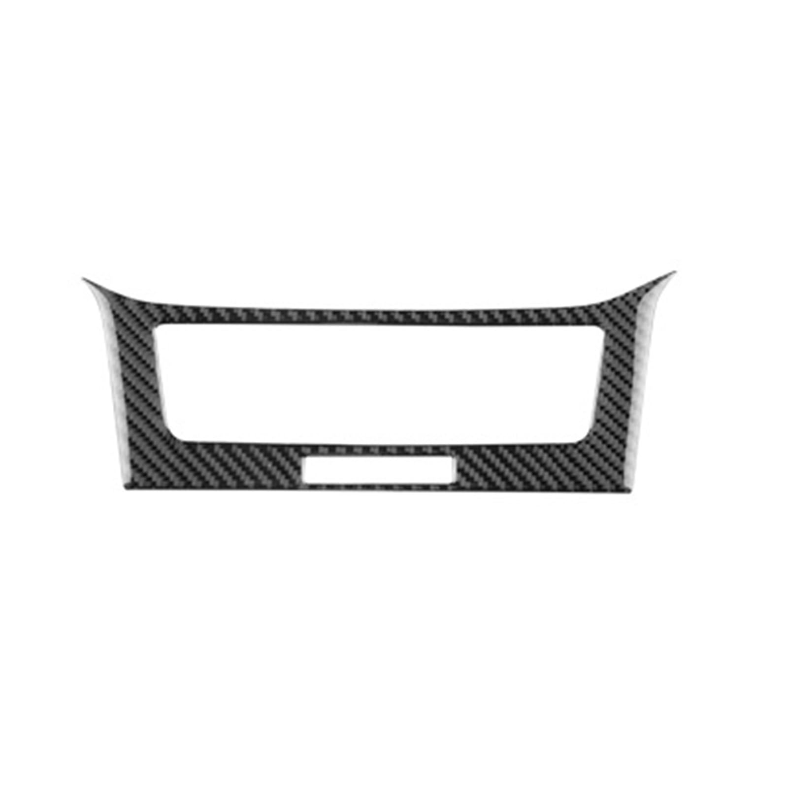 QBKGMEWCA Car Center Console Panel Sticker Compatible for Seat Ibiza 6F 2018 2019 2020 2021 2022 2023 2024 2025 LHD RHD Real Soft Carbon Fiber Frame(Type4)