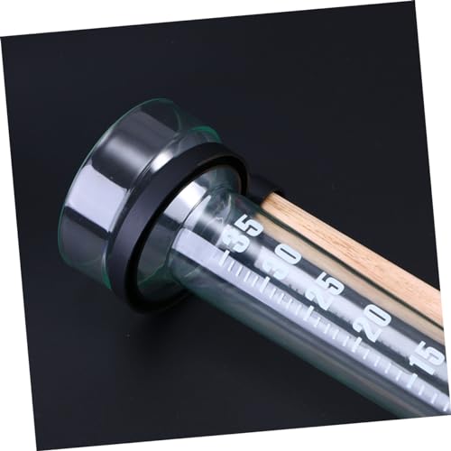 Yardwe 2 Sätze 3 1 Genauer Regenmesser Regen im Freien Rohr Regenmesser Gartenpfahl Außenthermometer digitales Thermometer Windrichtungsmesser draussen Windfahne – Bild 4