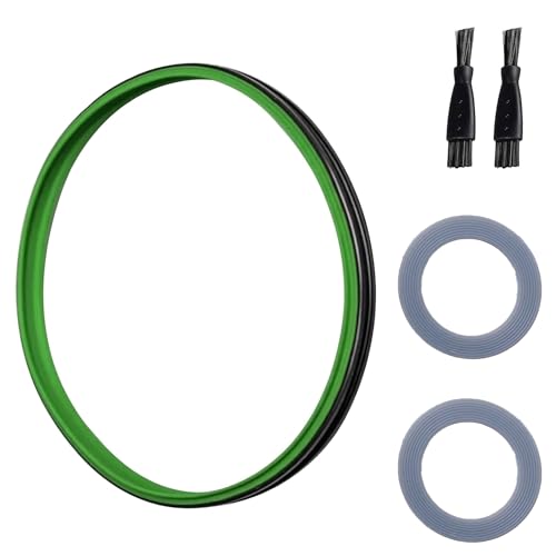 Junta de Tapa de Bol compatible con Thermomix TM31 Robot de Cocina Accesorio, 1 Juntas de Tapa, 2 Juntas de Cuchillos y 1 Cepillo de limpieza, Repuestos Alta Resistencia al Calor