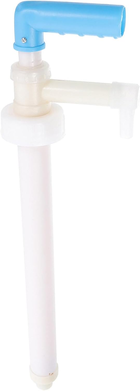 20L Plastic Oil Dispensing Pump Manual Hand Press Fluid Dispenser for Household and Industrial Chemical Buckets