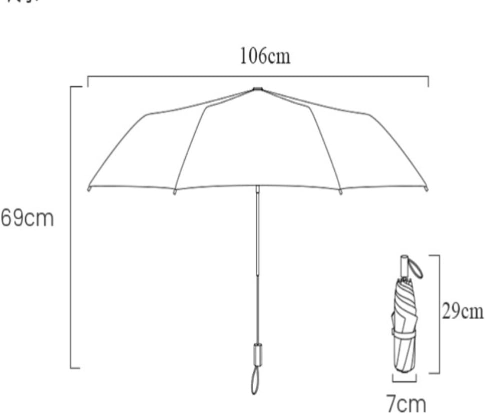 Portable Umbrella for Travel Sun Umbrella Female Retro Wind Sunscreen Umbrella Summer Sunny Rain Dual-use Umbrella Travel Umbrella Umbrella Outdoor(B)