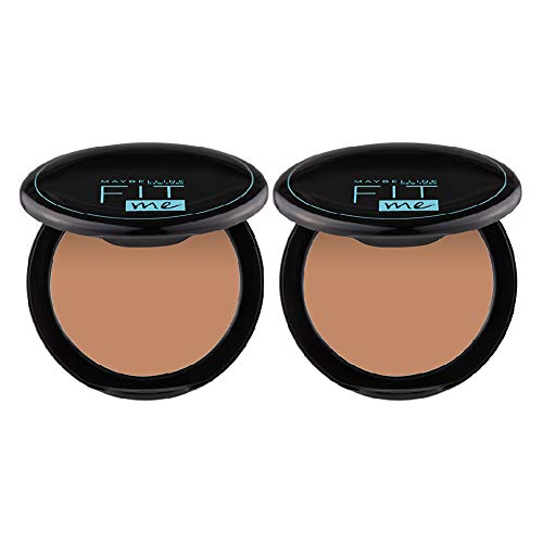 Image of Maybelline New York Matte Compact Powder For All Skin Types, With Spf To Protect Skin From Sun, Absorbs Oil, Fit Me, 310 Sun Beige, 8G (Pack Of 2)