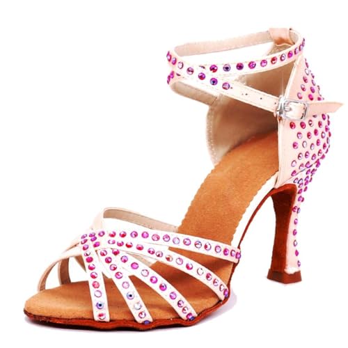 Modern Jazz femme rose en taille 36.5 avec talon aiguille 9cm
