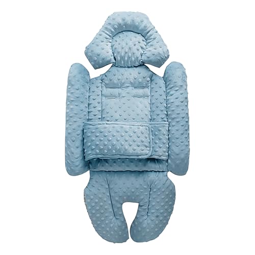 Coussin réducteur de siège auto pour bébé avec support tête et corps en maille respirante