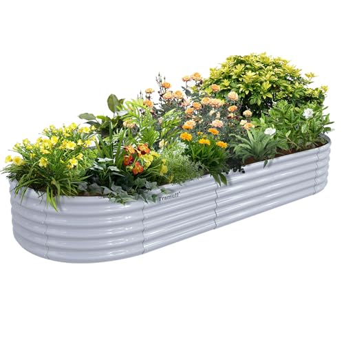 Galvanized Raised Garden Bed Kit 8x3x1.5ft