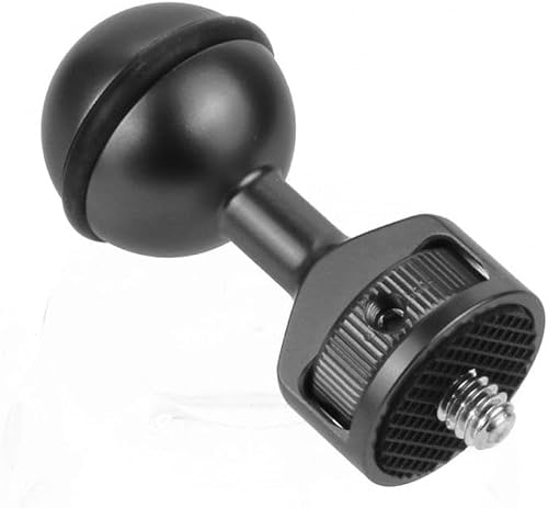 2.5Cm Ball Head Clip For Action Camera Underwater Video Camera Light Diving Joint(Black)
