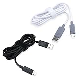 HUYUN New 1.8M USB-C Charging Cable Line Wire Cord Compatible for Corsair K70 Pro Rgb Tkl Mechanical Gaming Keyboard & Dark Core Rgb Pro Se/Corsair Sabre Rgb Pro Wireless Gaming Mouse (Black) - Image 6