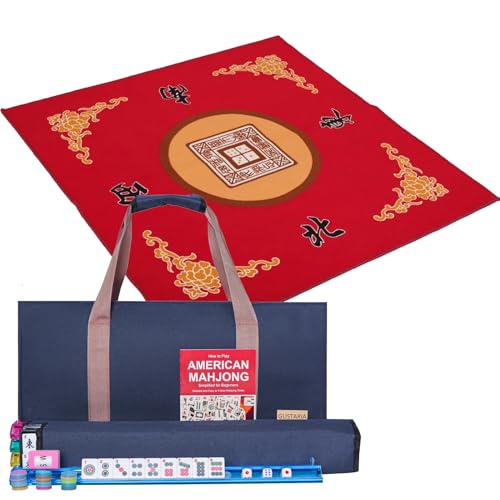 Juego de Mahjong Americano completo con 166 fichas