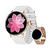 Jaylete Smartwatch voor dames, fitnessarmband, horloge, met gratis metalen band, voor sport, met bluetooth…