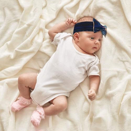 Late night beach Baby bow headband (0-6 months) - Universal for newborns to toddlers, a must-have for cute decoration4