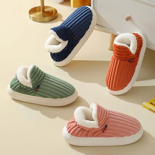 Cloud Slippers, Warm Fuzzy Slippers Thick Sole Anti-Skid Cozy Plush House Slides4