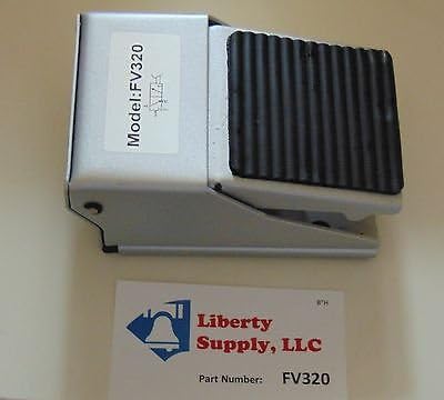 Brand Pneumatic 3 way Foot Pedal Valve with 1/4" NPT Working Ports