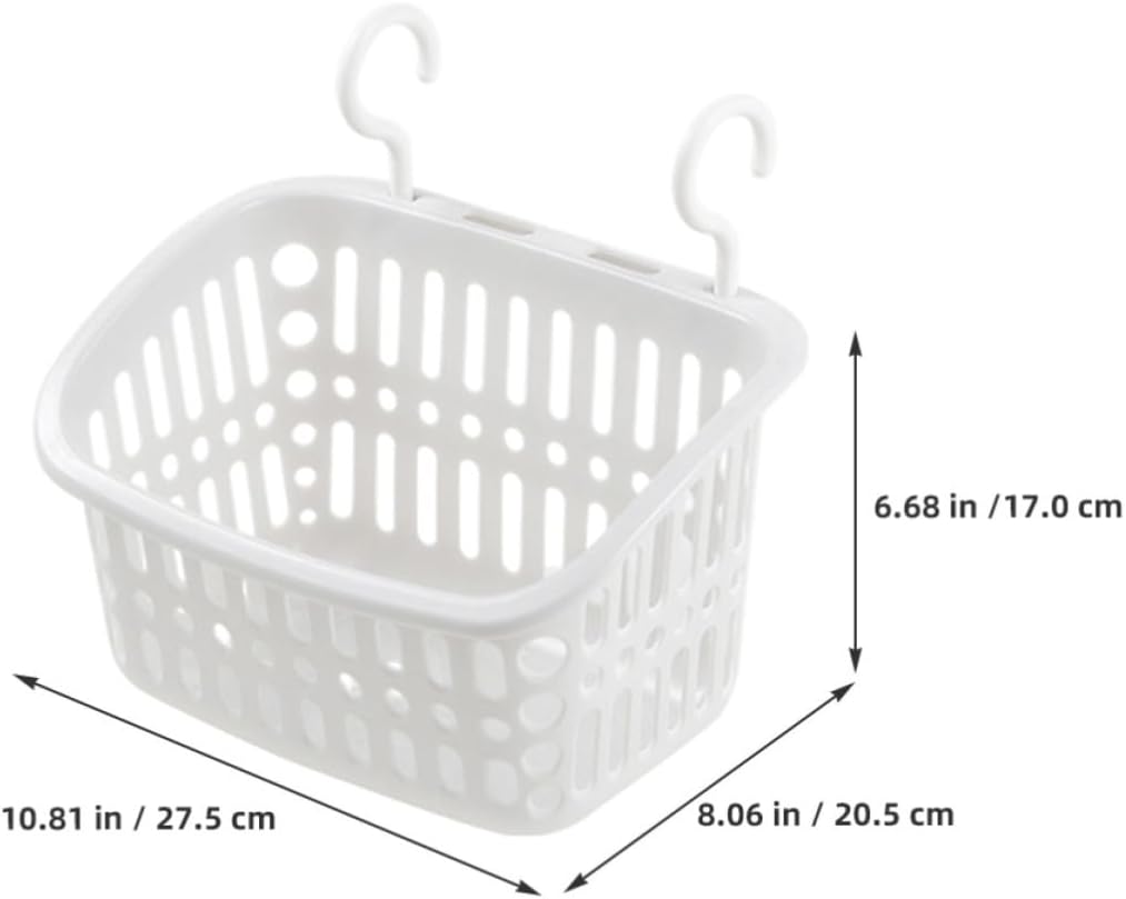Hemobllo 4pcs White Plastic Hamster Hanging Basket Bed with Clips | Simple Clip Installation, Space Saving Design, Lightweight, Multipurpose Use