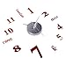 Produktbild DIY Große Wanduhr 3D Aufkleber, Rovinci Moderne Mute DIY Wanduhr Armbanduhr Wandtatoo Spiegel Effekt Acryl Wanduhren Office Bürouhr Abnehmbarer Wohnzimmer Dekoration Schlafzimmer Home Decor