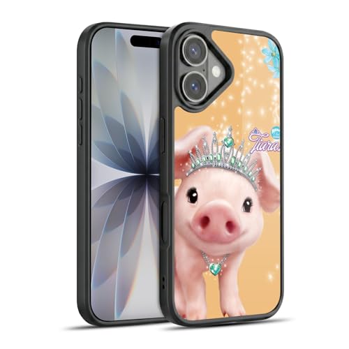 Coque en Gel iPhone 17 Animal Club International Coque Renforcée Porc Visages Royaux Head Case