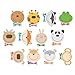 NUOLUX 12 Pièces Bébé Autocollants D'étape 12 Mensuel Stickers Animaux de La Forêt Mensuel Autocollants D'étape Bébé Première Année Mois- par- Mois Photo Photo Accessoires pour Nouveau- Né
