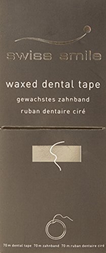 Ruban dentaire Swiss Smile 70m ciré pour hygiène bucco-dentaire
