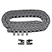 Befenybay R18 Internal Size 10X15mm 1M Length Black Plastic Flexible Drag Chain Cable Wire Carrier Open Type for 3D Printer and CNC Machines (10mmX15mm-Outside Open)