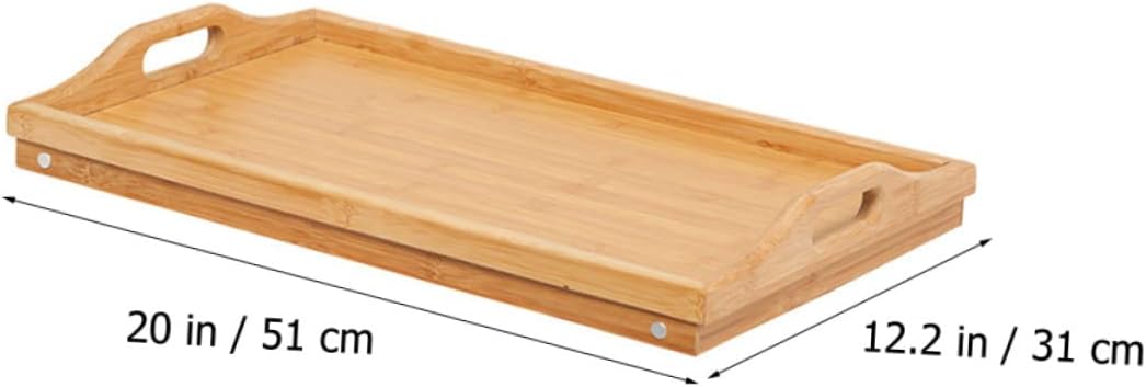 Folding Bed Desk with Stable Legs Portable Laptop Tray for Writing and Eating Multi Functional Computer Table for Home Sofa and Outdoors Long