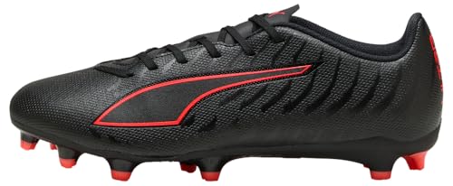 Puma Adult Ultra 6 Play FG/AG Football Boots, Puma Black Puma Red, 10